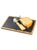 Cilio Servierbrett in Schwarz/ Beige - (L)33 x (B)23 cm