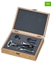 Cilio 4tlg. Weinset "Toscana" in Beige/ Schwarz