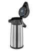 Cilio Pumpisolierkanne "Festino" in Silber - 2,2 l
