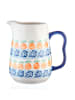 Björn Karaffe "Napoli" in Weiß/ Blau/ Orange - 1,7 l