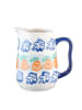 Björn Milchkännchen "Napoli" in Weiß/ Blau/ Orange - 300 ml