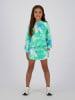 Vingino Sweatshirt in Grün/ Hellblau/ Weiß