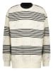 Vingino Sweter "Narejo" w kolorze kremowo-czarnym