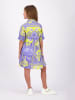 Vingino Kleid "Paulien" in Lila/ Gelb