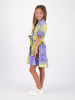 Vingino Kleid "Paulien" in Lila/ Gelb