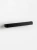 TFT Home Handtuchalter "Jiro" in Schwarz - (B)35 x (H)3 x (T)4,8 cm
