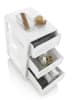 TFT Home Regal "Hille" in Weiß - (B)41,5 x (H)66 x (T)36 cm