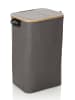 TFT Home Wäschekorb "Krib" in Grau - (B)40 x (H)65 x (T)33 cm