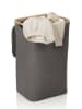 TFT Home Wäschekorb "Krib" in Grau - (B)40 x (H)65 x (T)33 cm
