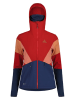 Maloja Hybridjacke "FronebenM" in Rot/ Dunkelblau