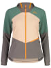 Maloja Hybridjacke "MarlingM" in Grau/ Orange/ Grün