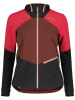 Maloja Hybridjacke "MarlingM" in Braun/ Schwarz/ Pink