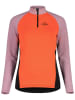 Maloja Fleecepullover "NaspaeM" in Orange/ Rosa/ Schwarz