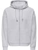 ONLY & SONS Sweatjacke in Hellgrau