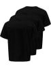 ONLY & SONS 3er-Set: Shirts in Schwarz