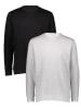ONLY & SONS 2er-Set: Sweatshirts in Schwarz/ Grau
