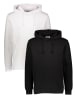 ONLY & SONS 2er-Set : Hoodies in Schwarz/ Weiß
