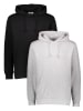 ONLY & SONS 2-delige set: hoodies zwart/grijs