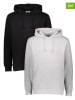 ONLY & SONS Bluzy (2 szt.) w kolorze czarnym i szarym