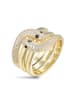 DI GIORGIO Vergold. Ring mit Edelsteinen