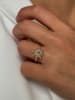 DI GIORGIO Vergold. Ring mit Edelsteinen