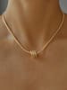 DI GIORGIO Vergulde ketting met sierelement - (L)45 cm