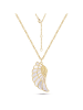 DI GIORGIO Vergulde ketting met sierelement - (L)55 cm