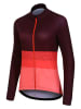 Protective Fahrradtrikot "Ride Day" in Bordeaux/ Koralle