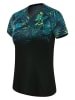 Protective Fahrradshirt "Greenthumb" in Anthrazit/ Blau/ Grün