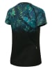 Protective Fahrradshirt "Greenthumb" in Anthrazit/ Blau/ Grün