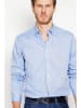 Secret du Lin Linnen blouse blauw