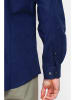 Secret du Lin Linnen blouse donkerblauw