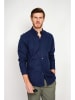 Secret du Lin Linnen blouse donkerblauw