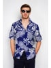 Secret du Lin Blouse donkerblauw