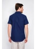 Secret du Lin Linnen blouse donkerblauw