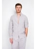 Secret du Lin Linnen blouse grijs
