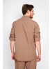 Secret du Lin Linnen blouse lichtbruin