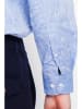 Secret du Lin Linnen blouse blauw