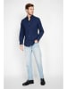 Secret du Lin Linnen blouse donkerblauw