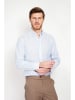 Secret du Lin Blouse lichtblauw/wit