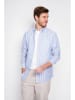 Secret du Lin Blouse blauw/wit
