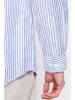 Secret du Lin Blouse blauw/wit
