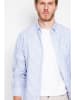 Secret du Lin Blouse blauw/wit