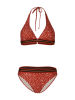 Brunotti Bikini "Xiu-Dot" w kolorze czerwonym