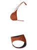 Brunotti Bikini "Lollyop-Dot" w kolorze jasnobrązowym