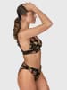 Brunotti Bikini "Bodhi-Fruity" w kolorze czarnym ze wzorem