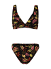 Brunotti Bikini "Bodhi-Fruity" w kolorze czarnym ze wzorem