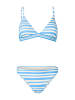 Brunotti Bikini "Alison" in Blau/ Weiß
