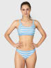 Brunotti Bikini "Isabella" in Blau/ Weiß