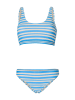 Brunotti Bikini "Isabella" in Blau/ Weiß